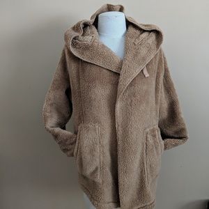 Fluffy Open Front Sweater Cardigan